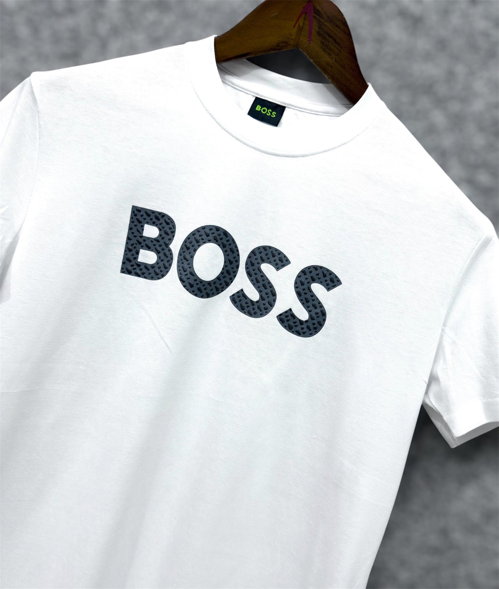 Premium Stone Print Tshirt HBSPT White .