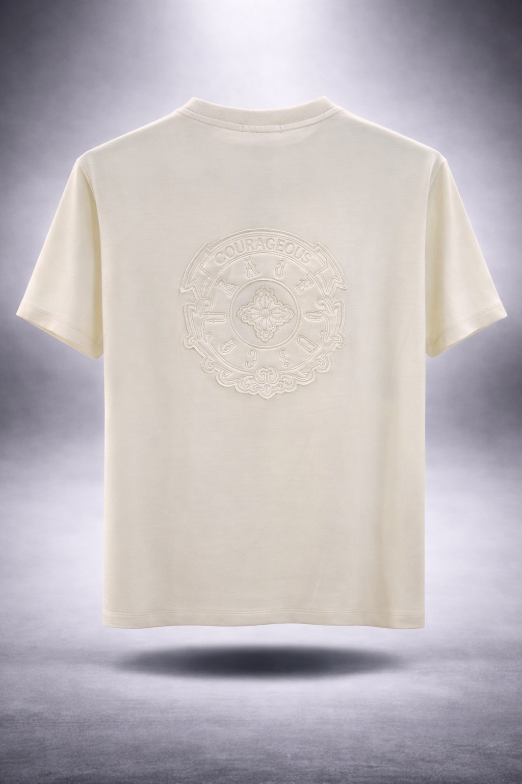 Men's Premium Drop-Shoulder T-Shirt  – White Design 997