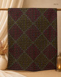 Bakulful Nakshi Kantha – Black Red Yellow Patchwork | BK18