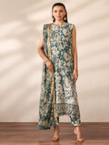 Luxury Digital Printed Lawn Unstitched Three Piece Set -C555