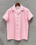 Premium Seersucker Cuban Collar Shirt GCST 403