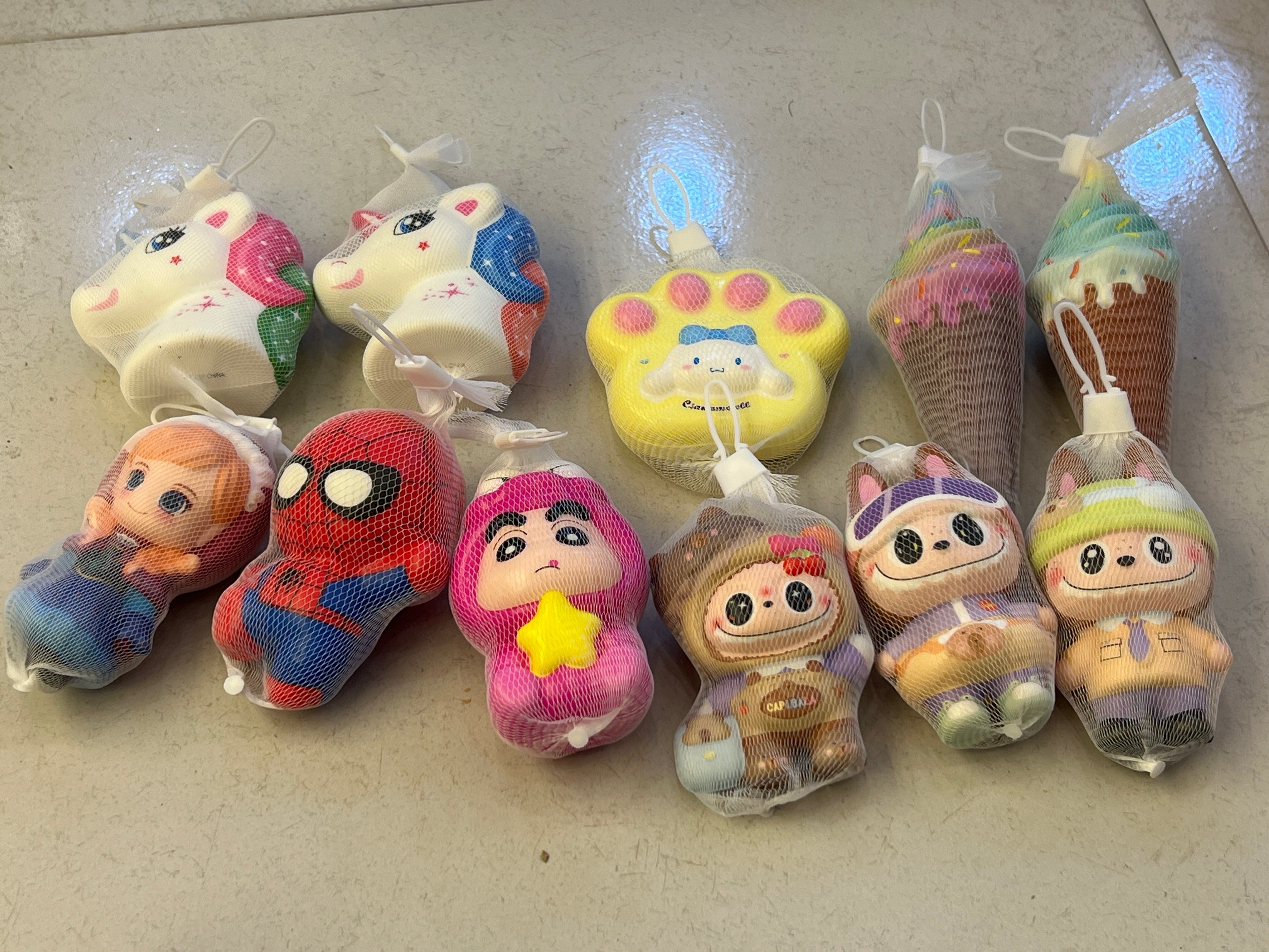 Cute Cartoon Squeeze Toy Set for Kids