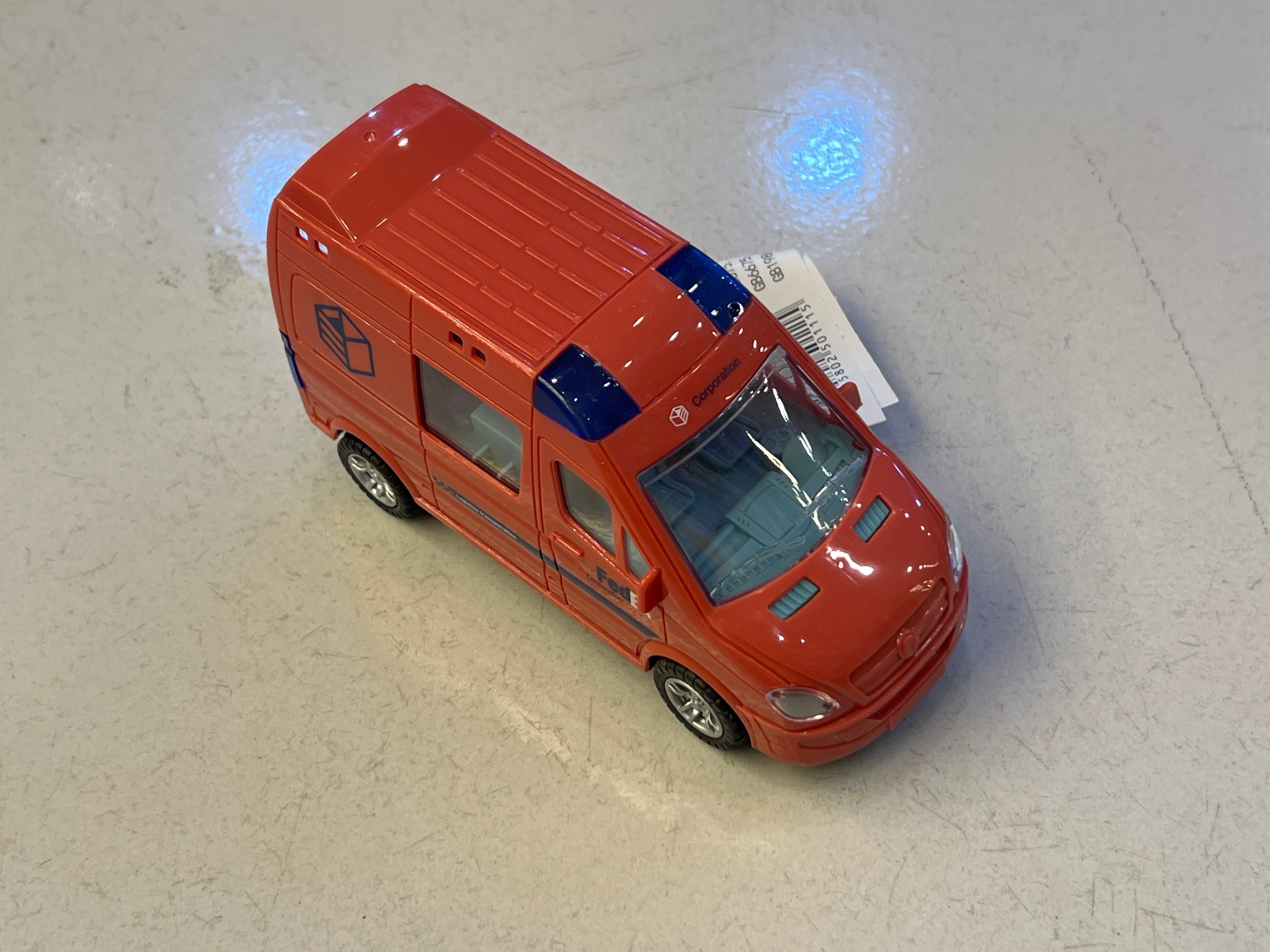 Toy Delivery Van Model Car (FedEx-Style)