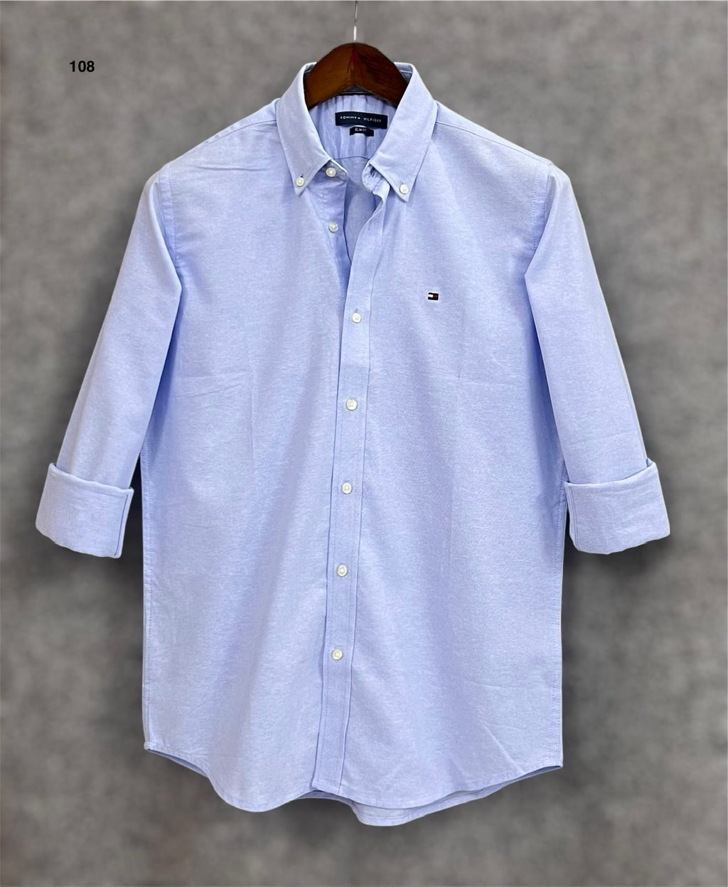 TMS Signature Solid Cotton Shirt 108