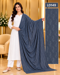 Premium Ladies Wave Stone Work Dupatta-LD149