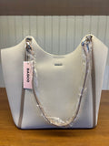 BAGCO Elegant Shoulder Tote Bag - Ivory Beige