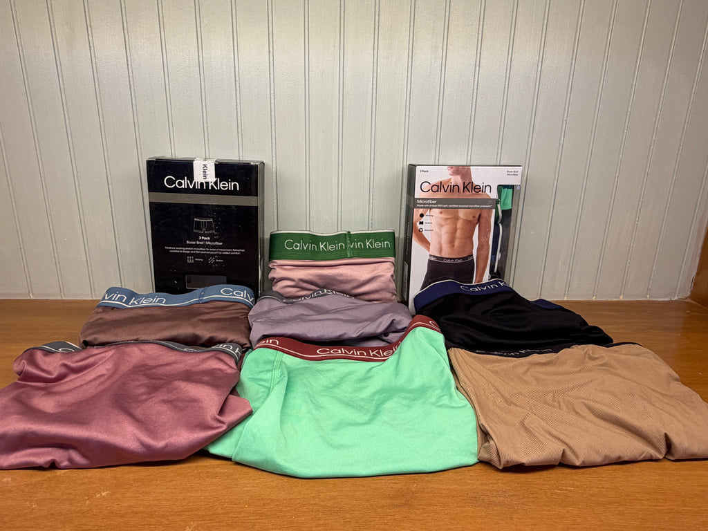 Men's 3-Pack Microfiber Stretch Boxer Briefs – Moisture Wicking