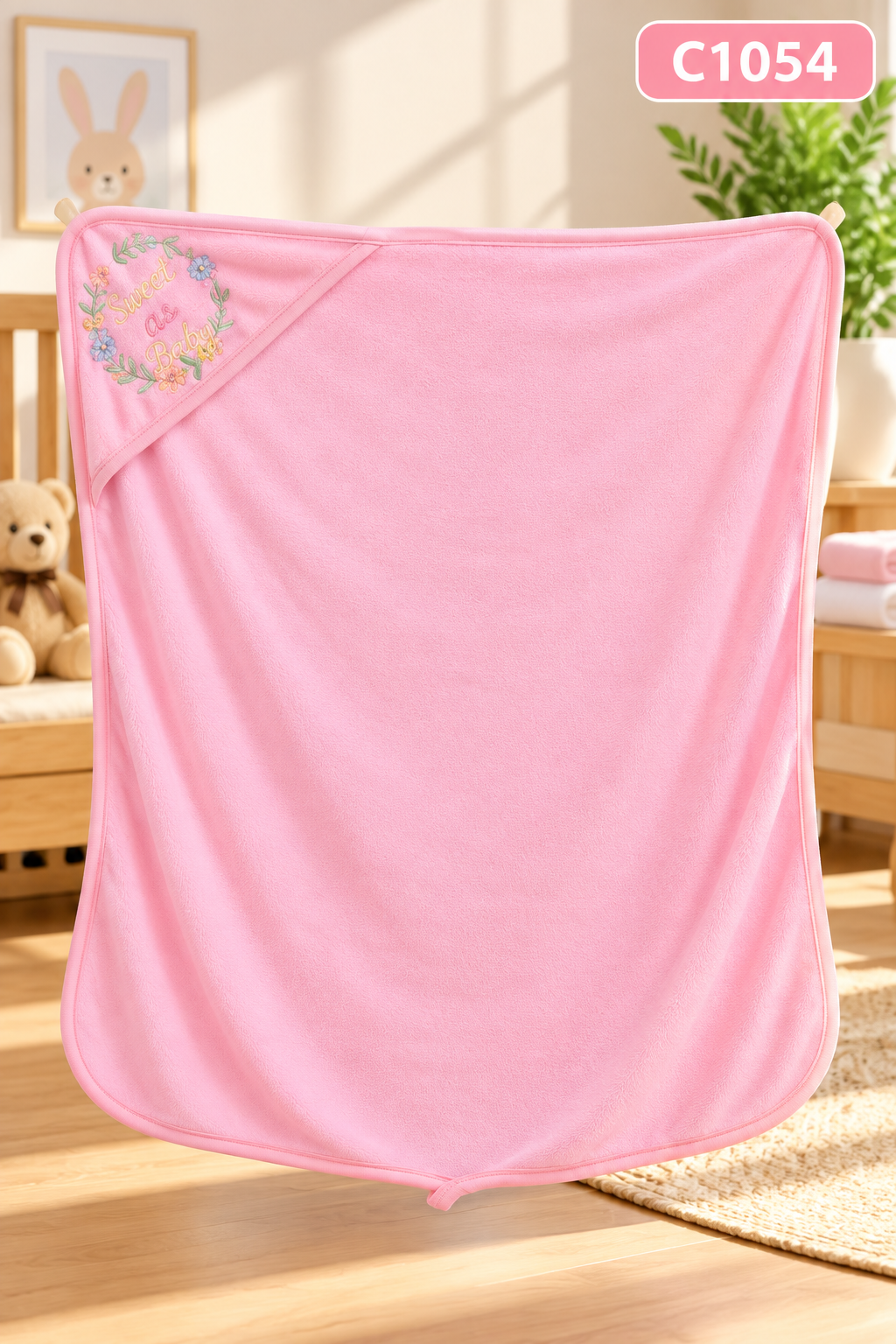 Premium Baby Hooded Bath Towel – Sweet as Baby | C1054