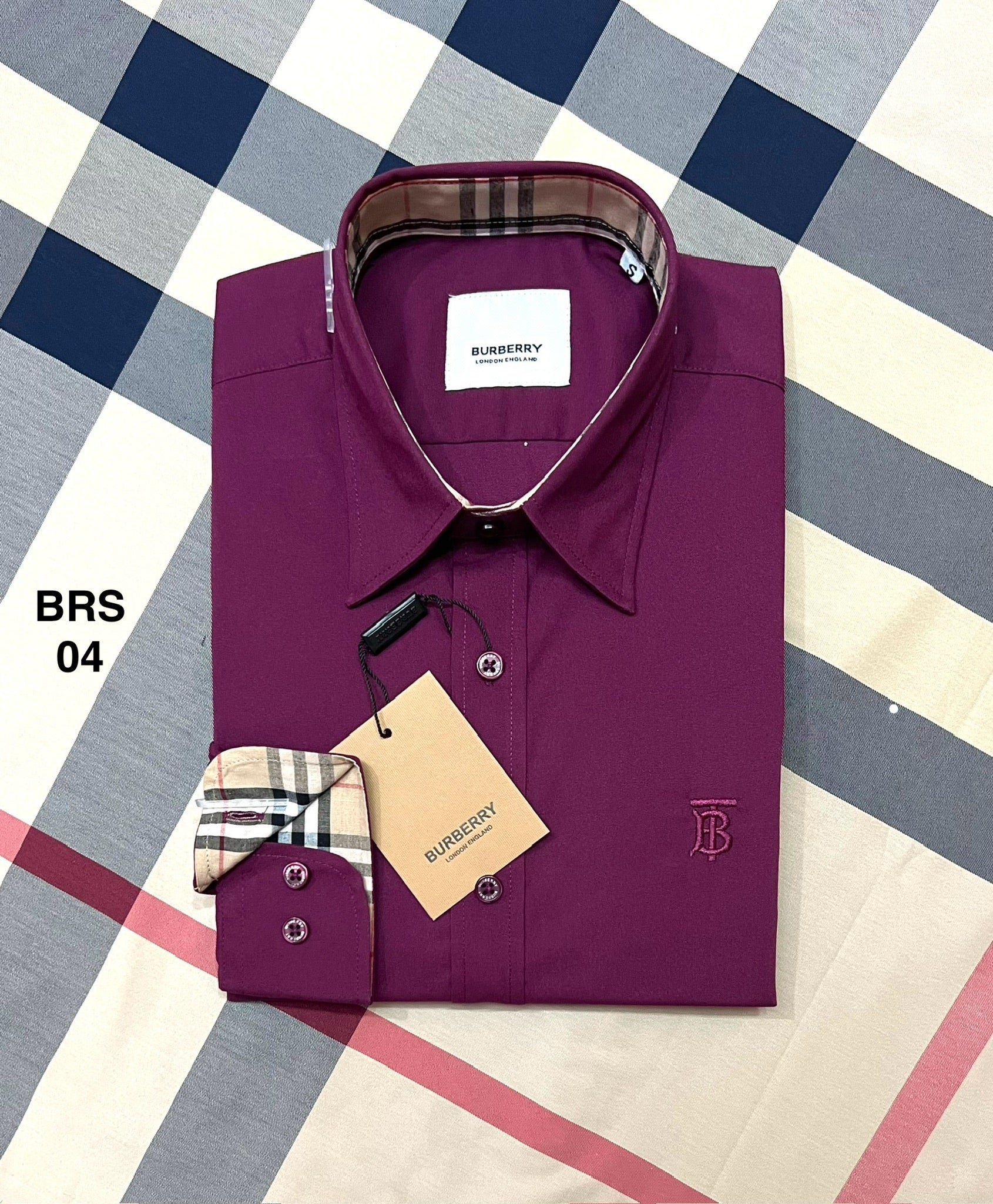 Signature Solid Shirt BRS BT Maroon
