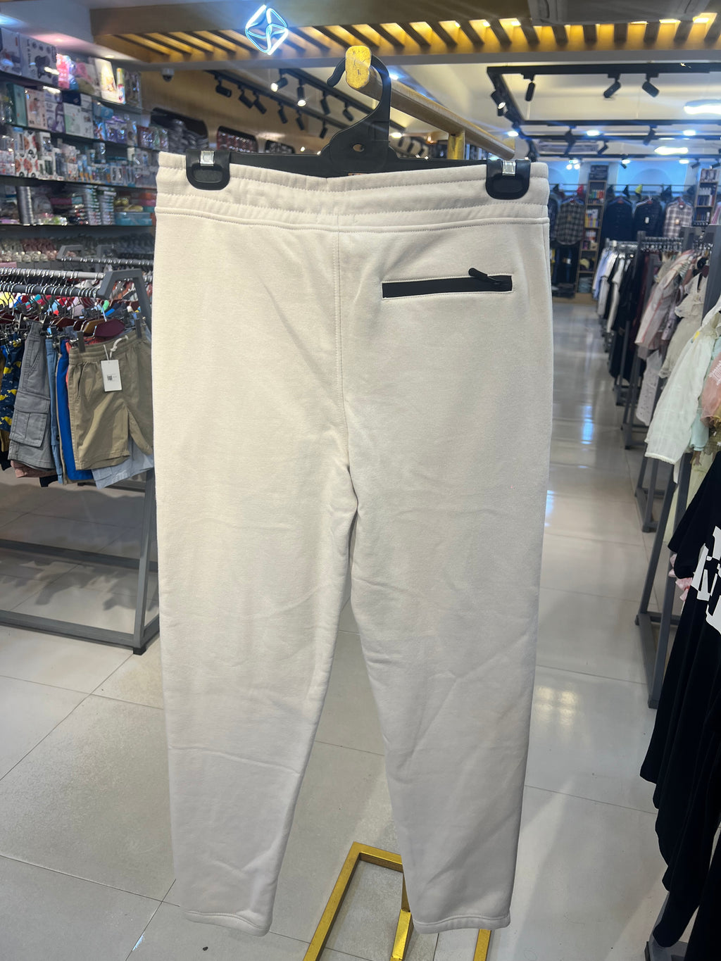 Premium Men's Ivory White Track Pants|TP27