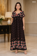 Daisy Printed Maxi Dress-ME05