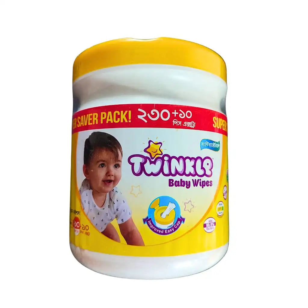 Twinkle Baby Wipes Jar