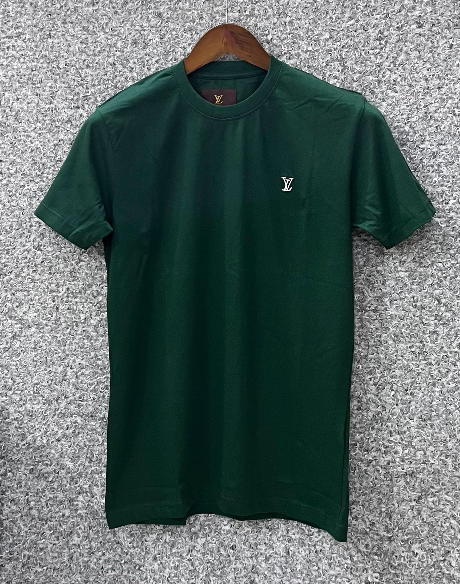 Premium Solid Tshirt LVT Green.
