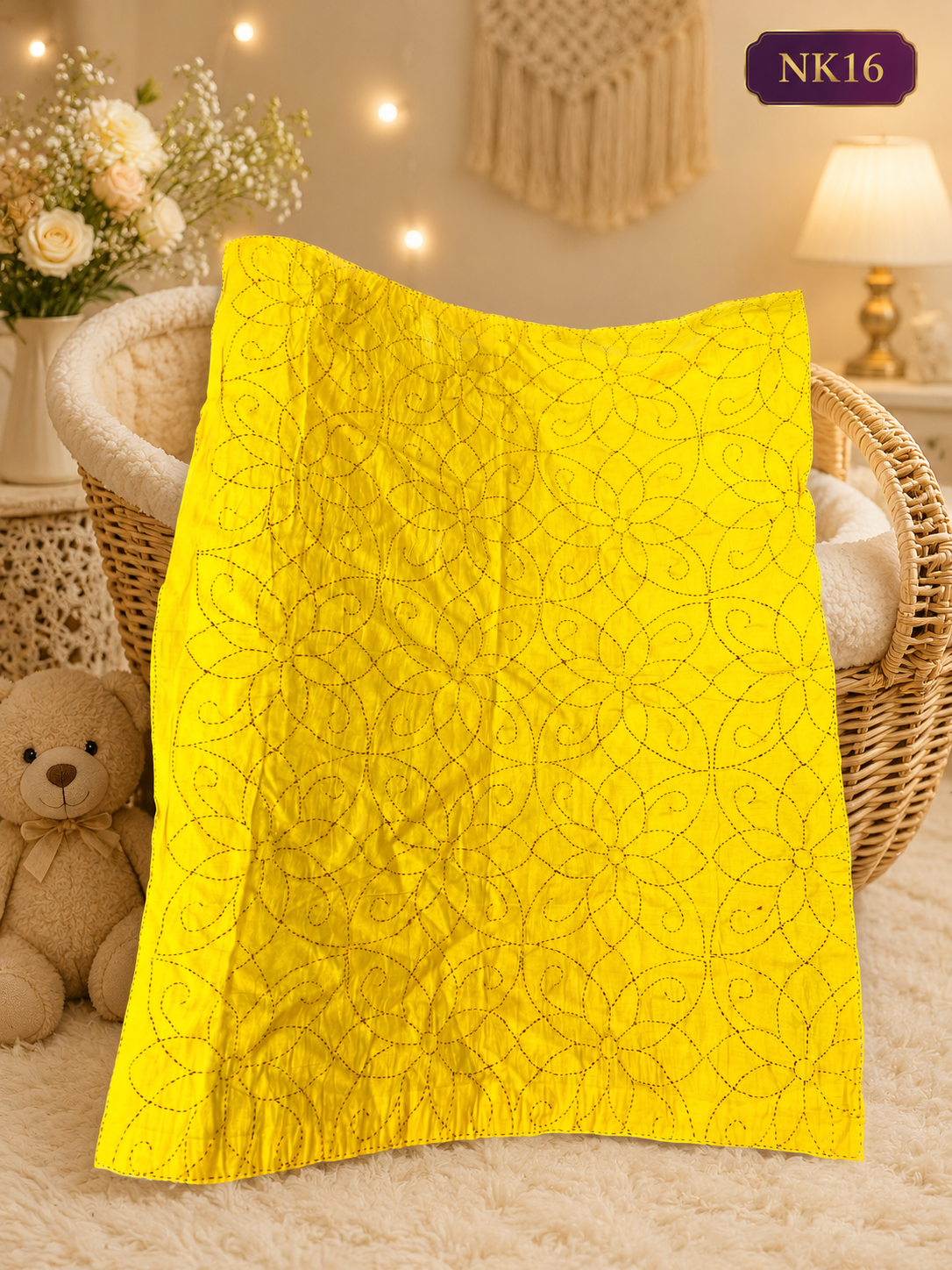 Premium Hand Quilted Baby Nakshi Kantha-NK16