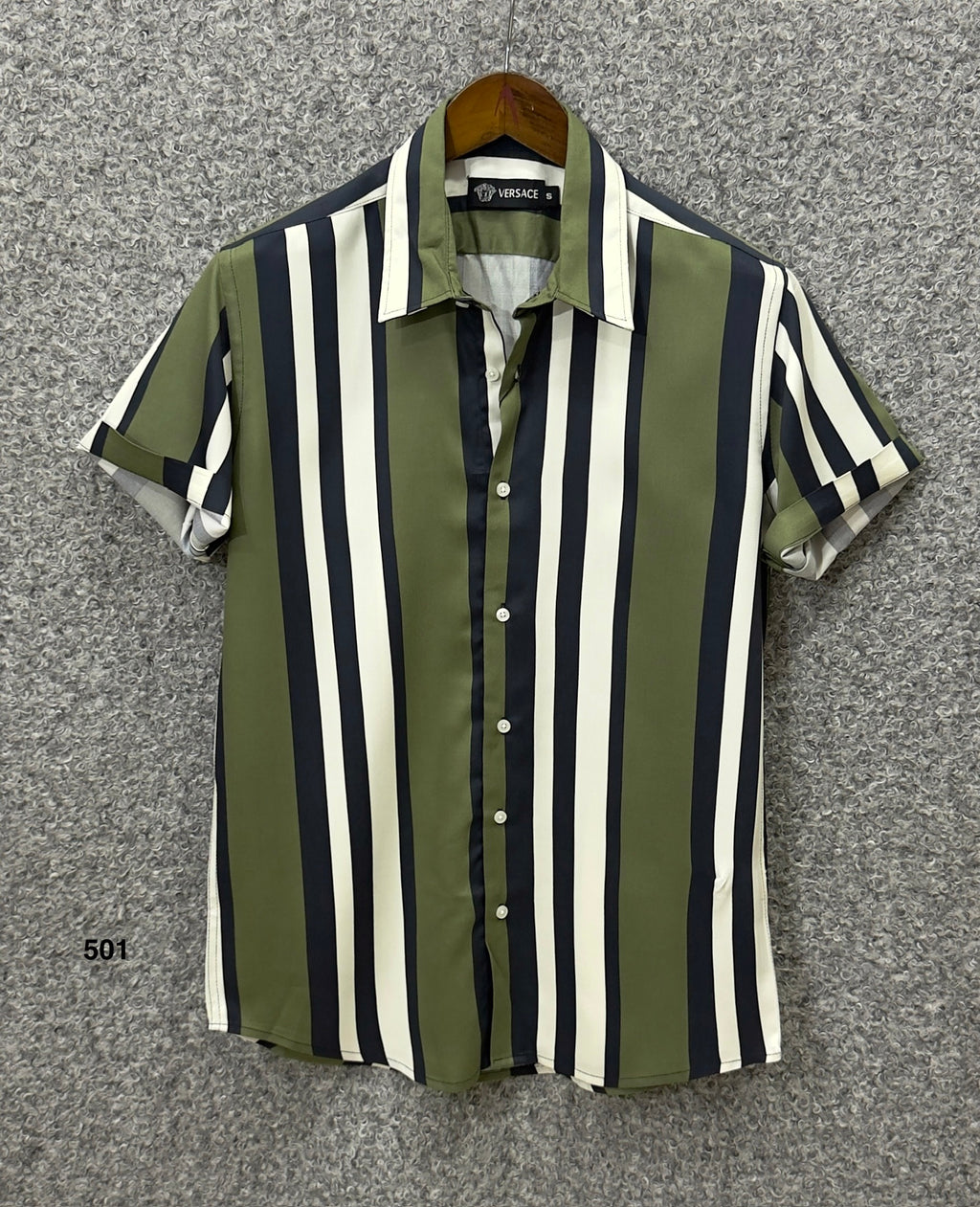 Classic Hawaiian Stripe Shirt HPS 501