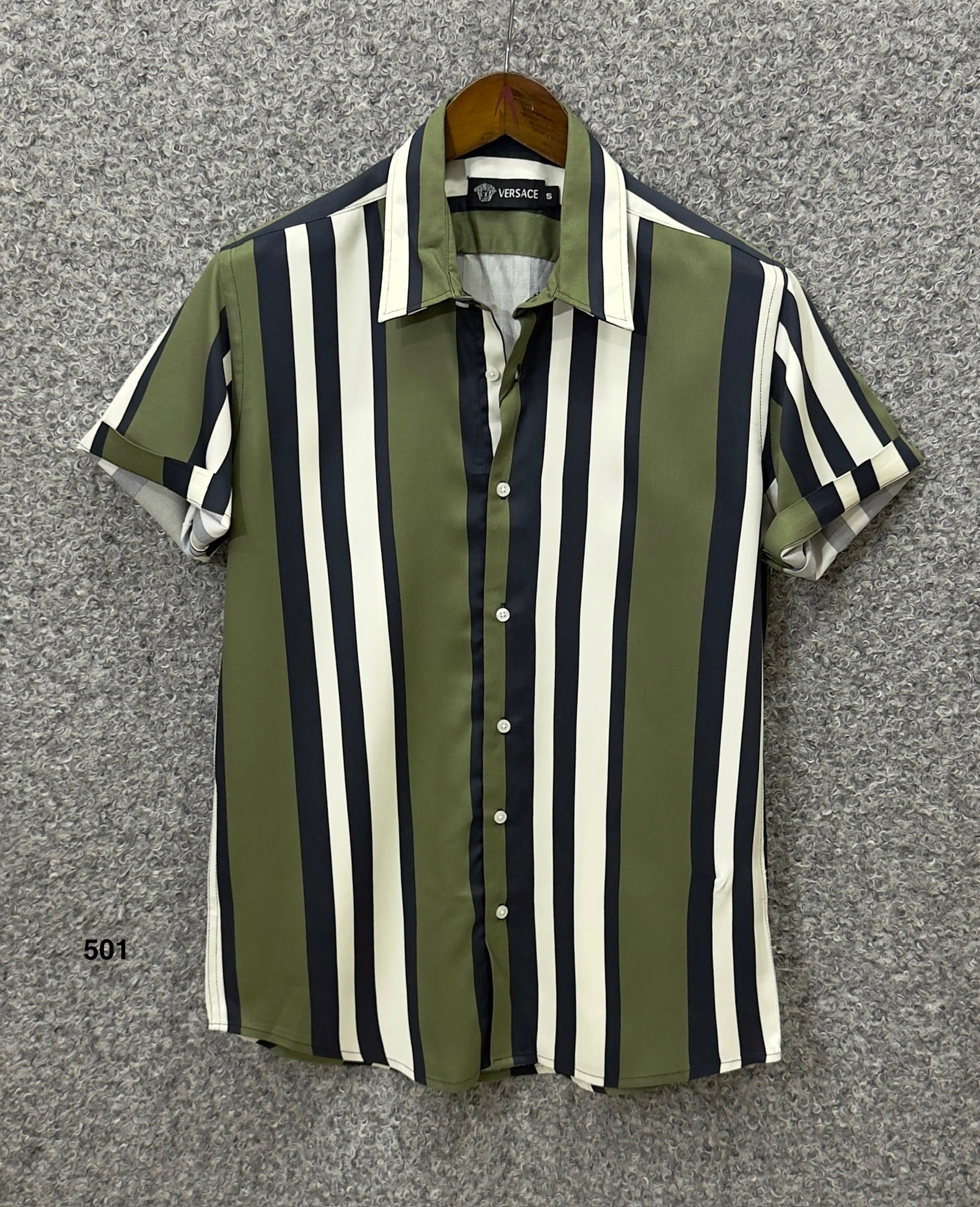 Classic Hawaiian Stripe Shirt HPS 501