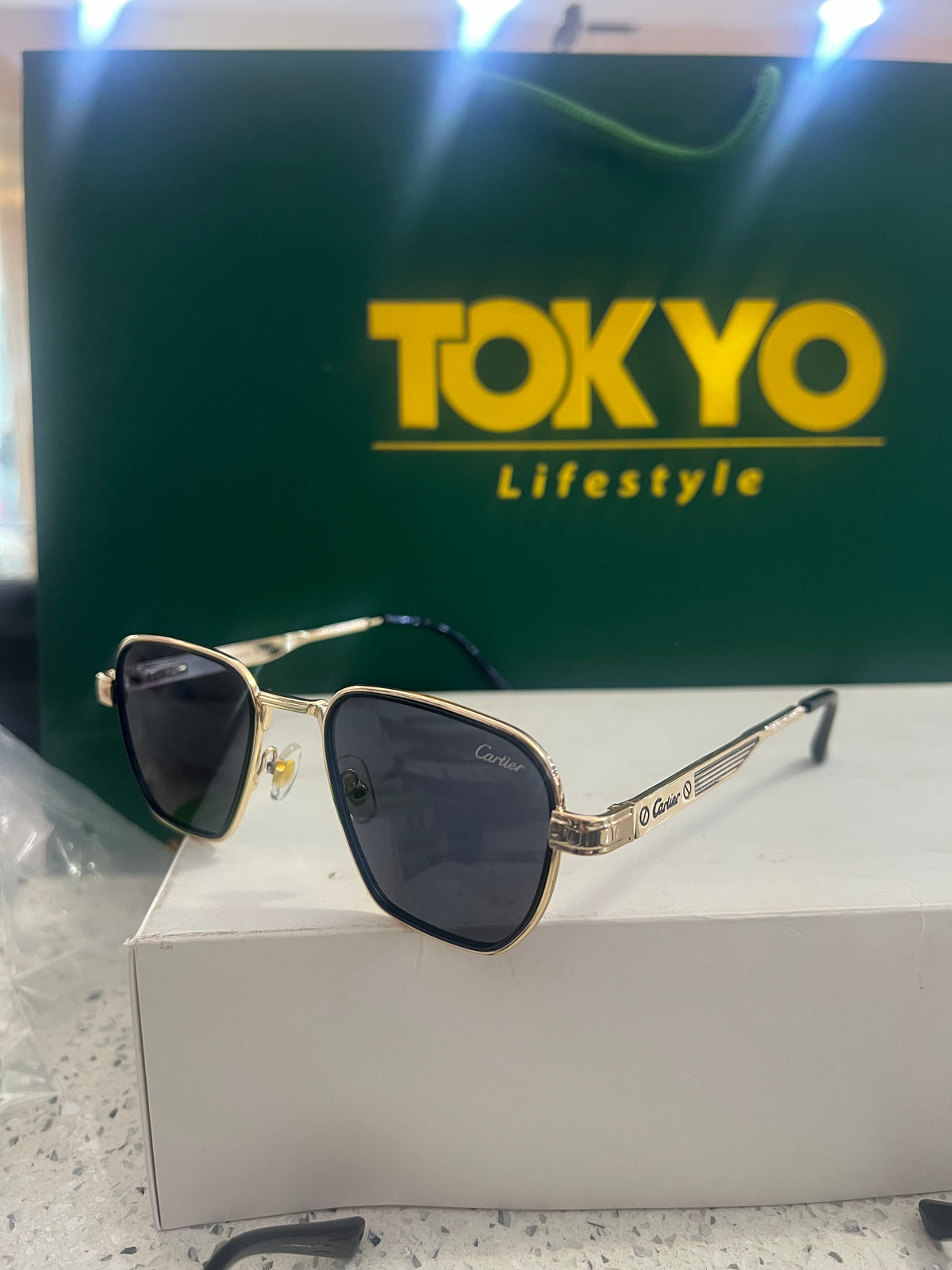 Premium Square Metal Sunglasses – SG116