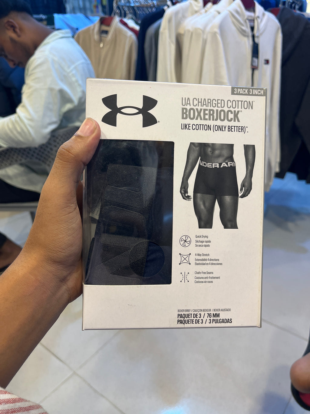 Men's super premium 3-Pack Cotton Stretch Boxerjock