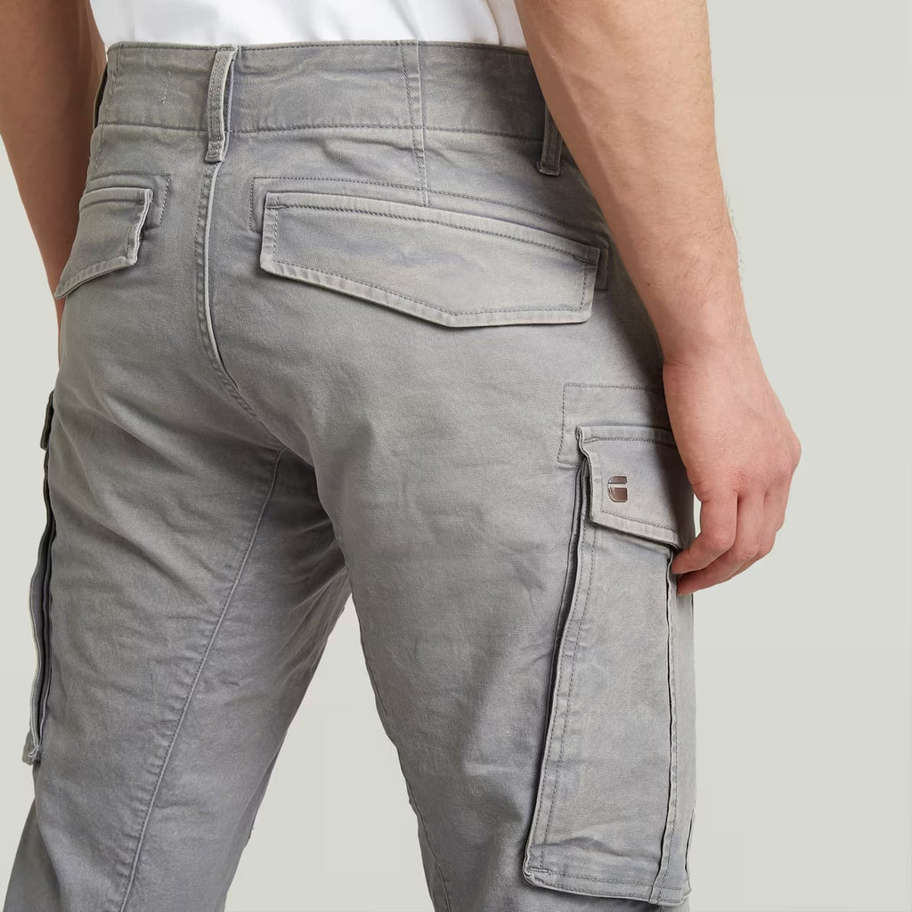 Rovic Zip 3D Tapered Pants white