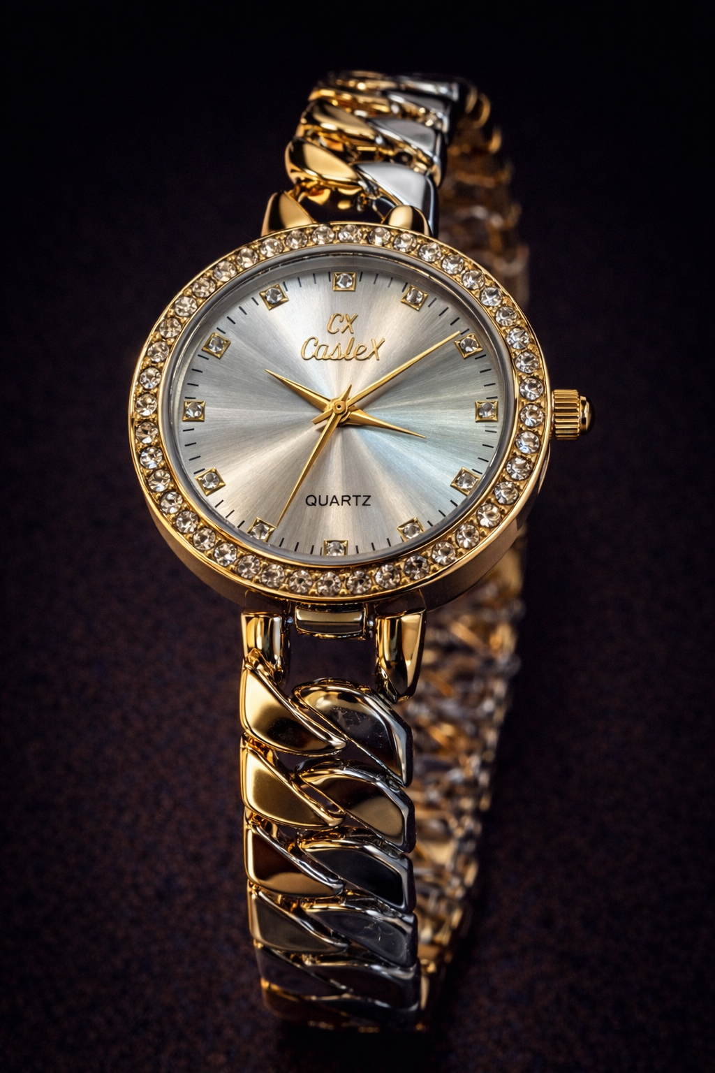 CX54 Caslex Chain Bracelet Ladies Watch