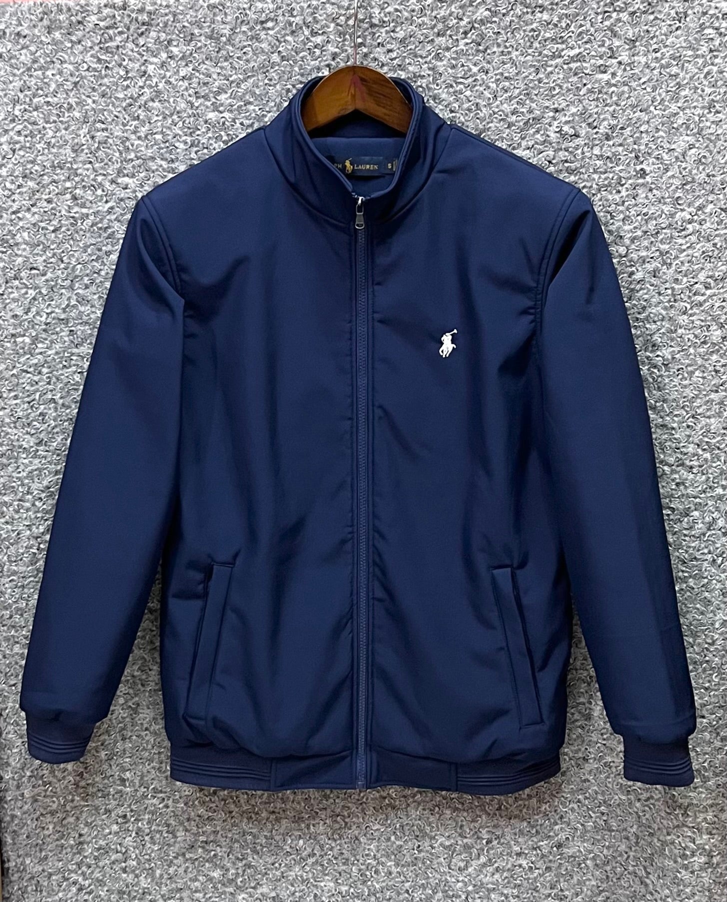 Premium Heavy Winter Jacket with Removable Hoody Navy