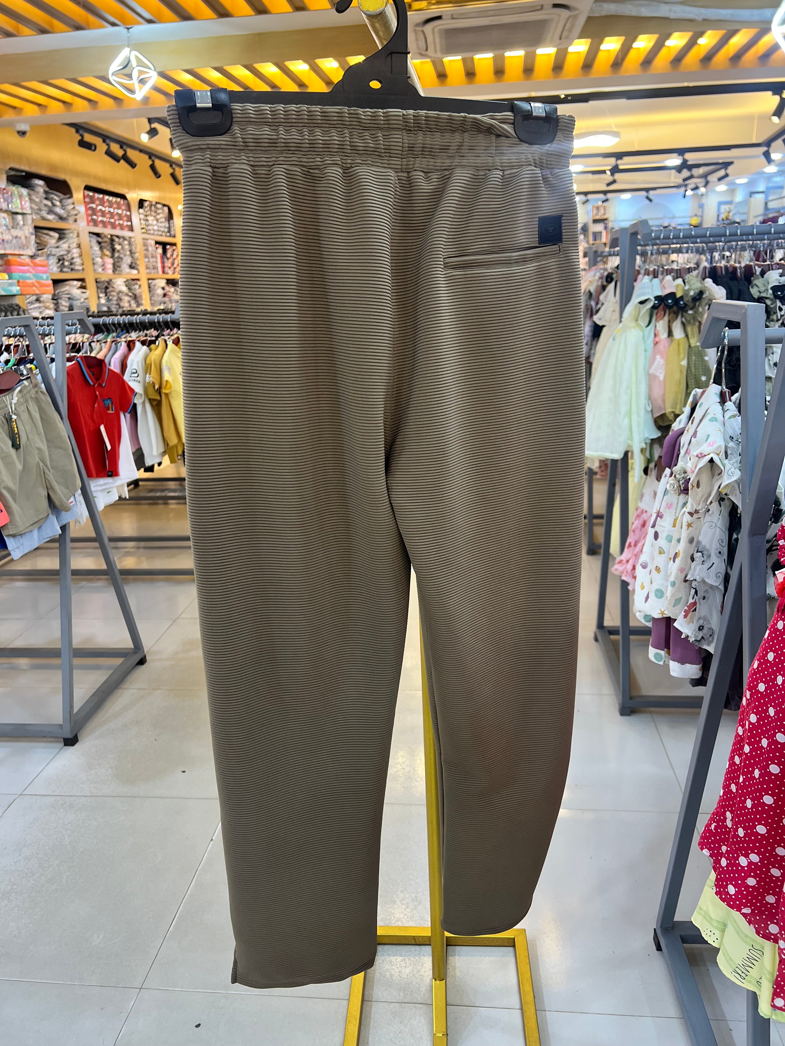 Premium Low Cut Baggy Trouser Taupe-TP16