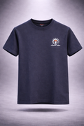 Gatsby Typography Printed T-Shirt for Men – Premium Cotton Regular Fit - 1424  NAVY