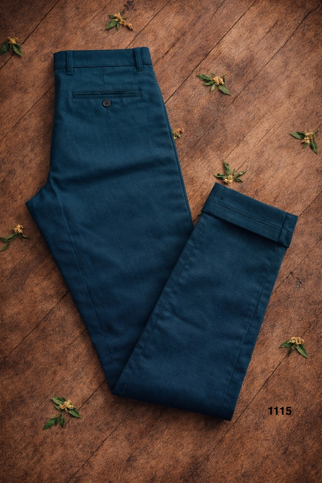 RL Premium Chino Pant Teal Blue-1115