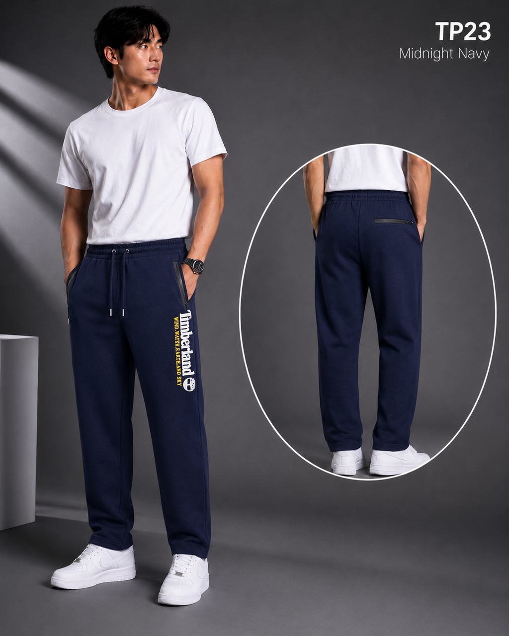 Premium Men’s Midnight Navy Track Pants|TP23