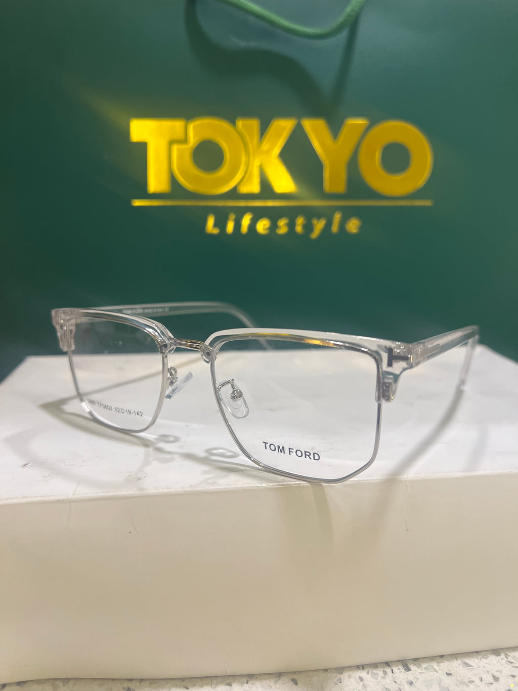 Premium Transparent Square Optical Eyeglasses – SG82