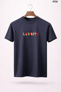 Signature Logo Style T-Shirt – Navy Blue ST02