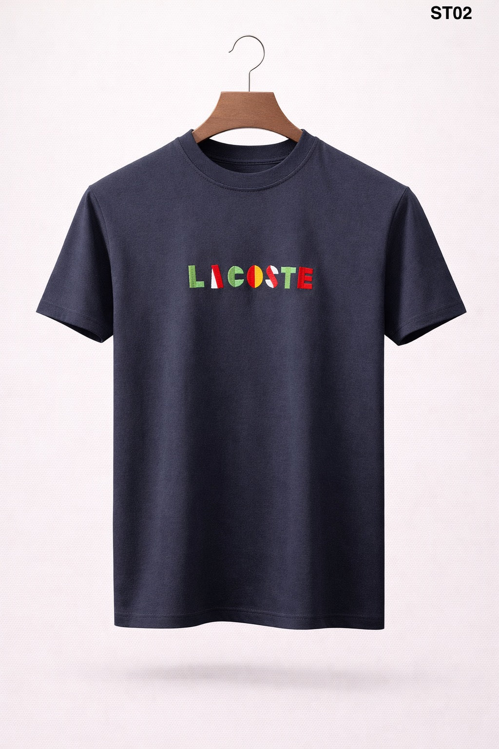 Signature Logo Style T-Shirt – Navy Blue ST02