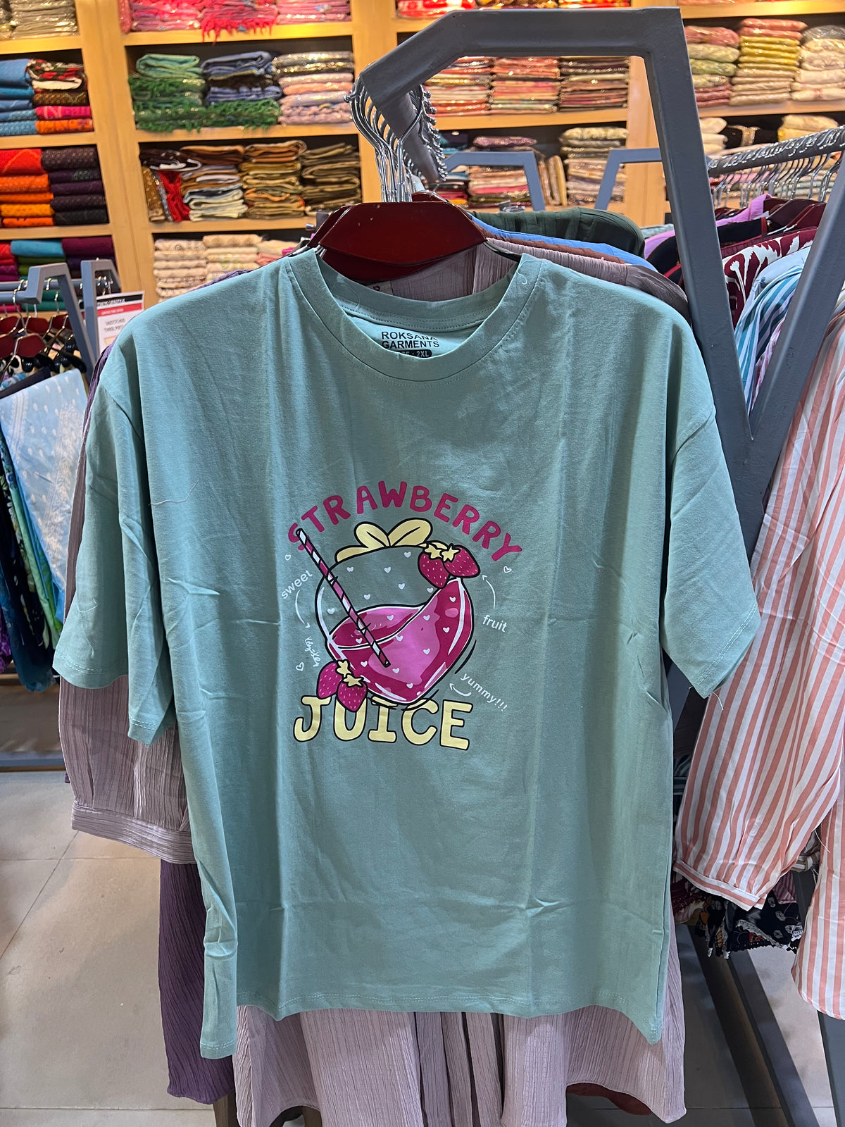 Premium Ladies Graphic T-Shirt LD109 — Mint Green