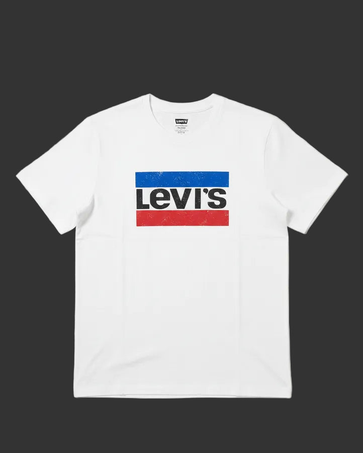 LEVIH T-SHIRT TS09 br white