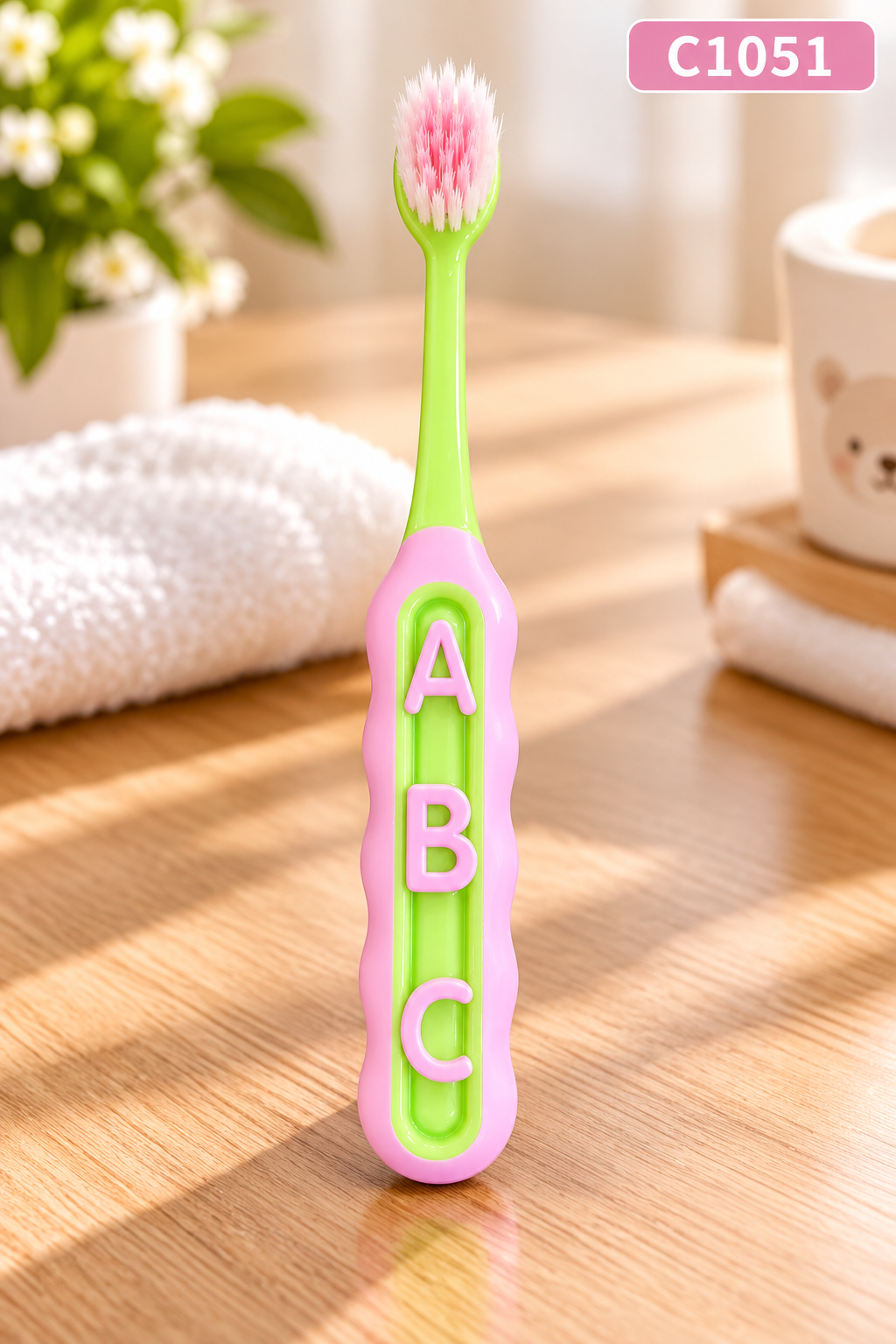 Premium Kids ABC Soft Bristle Toothbrush | C1051