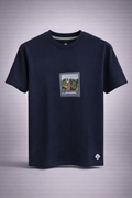 Gatsby Oversized T-Shirt for Men – Premium Stretch Cotton 1423-NAVY