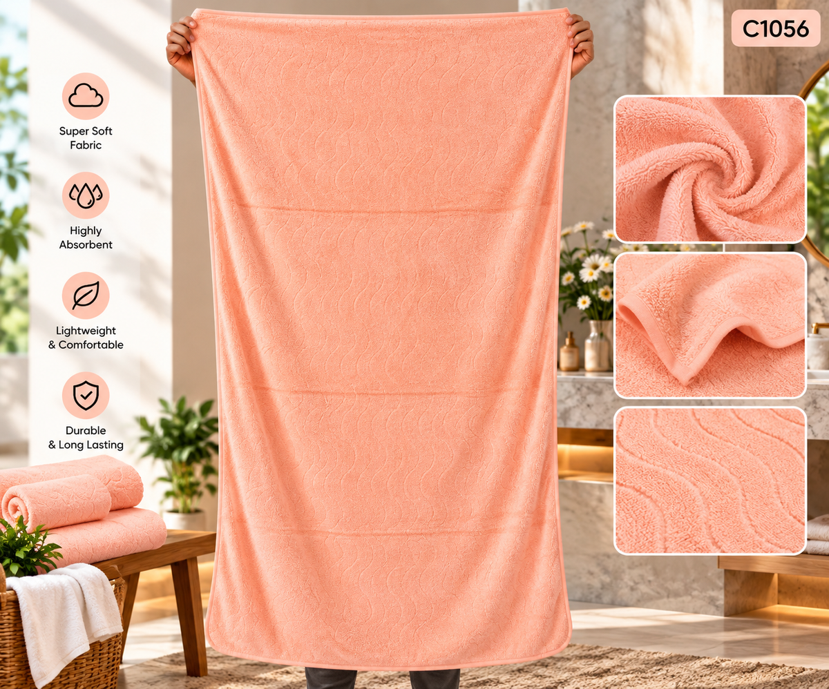 Premium Super Soft & Highly Absorbent Bath Towel – C1056