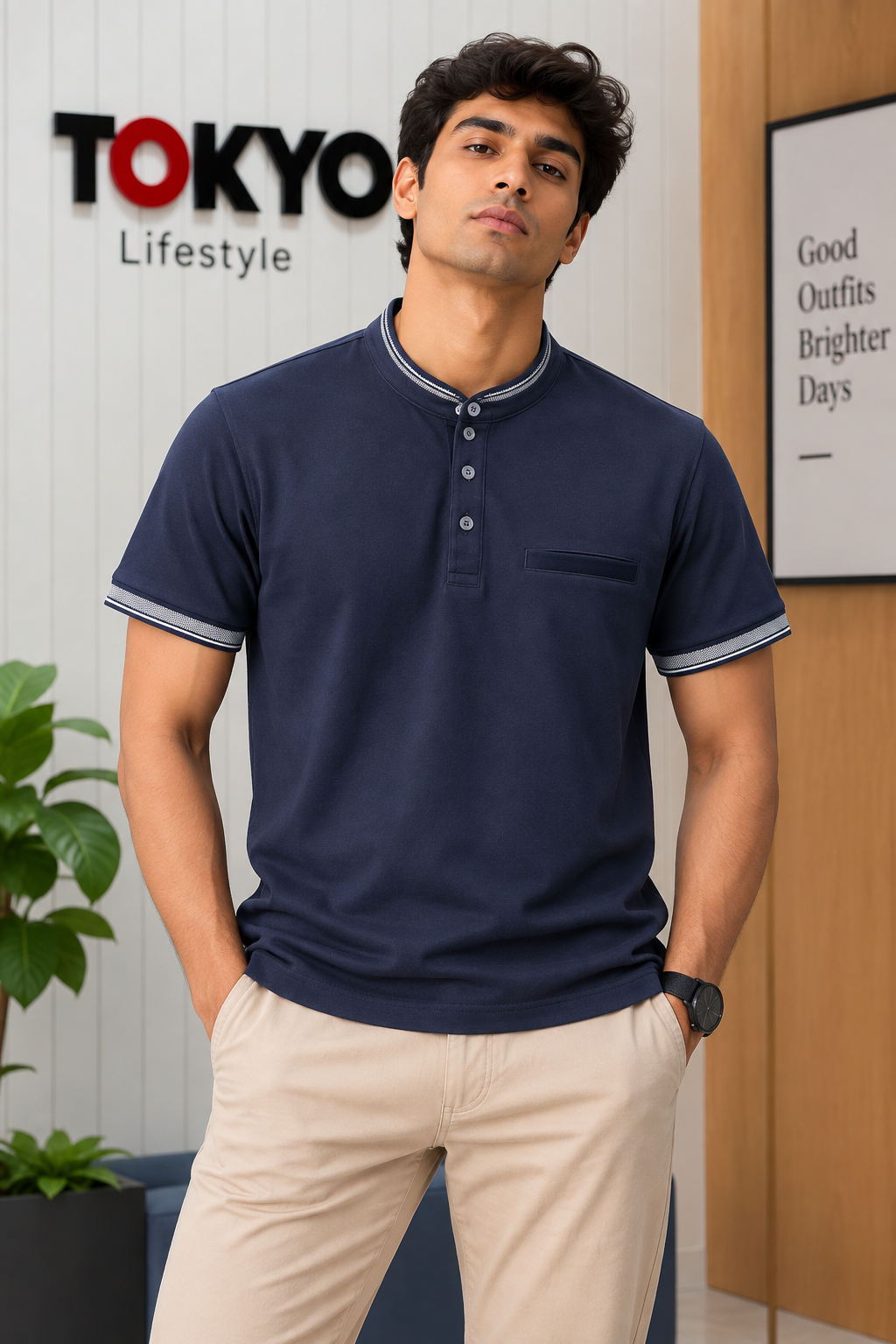 GATSBY Mens Polo T-shirt New Inextenso Navy 991