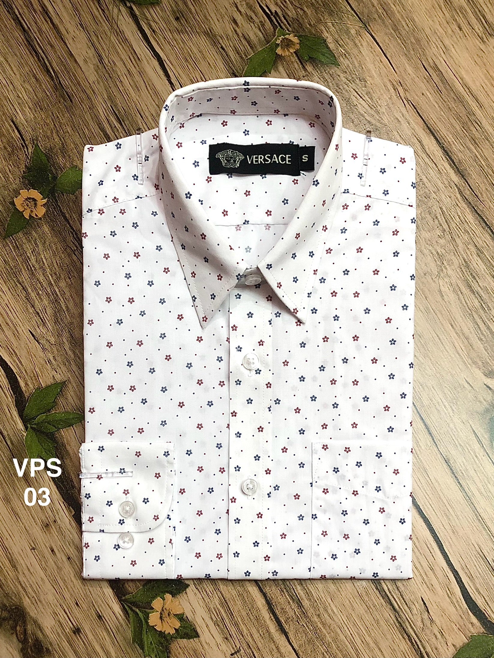 Premium Micro Printed Cotton Shirt VRSCP 103