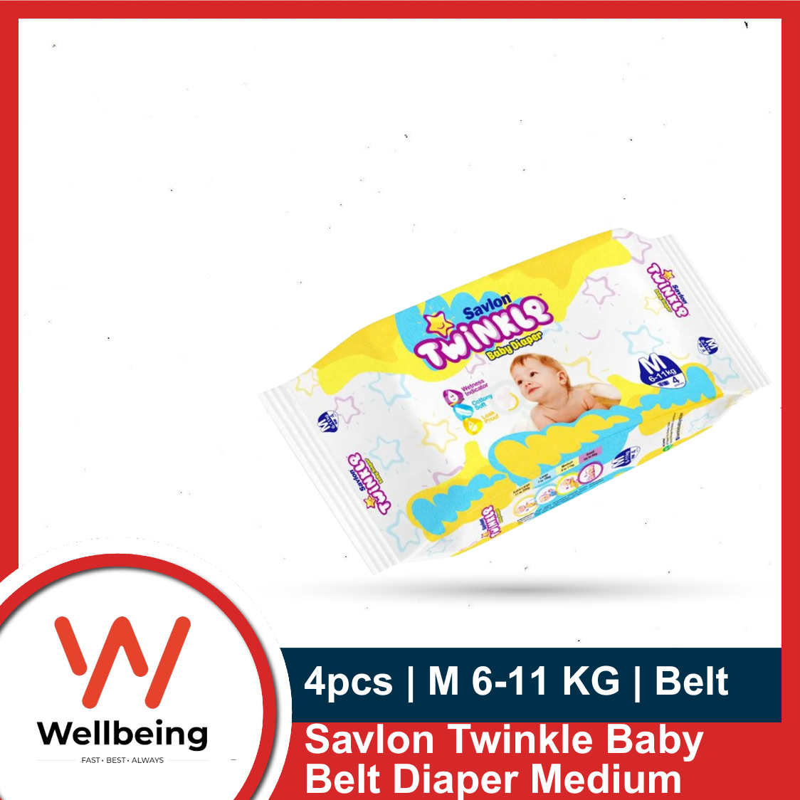 Twinkle Diaper Belt (M) sizes