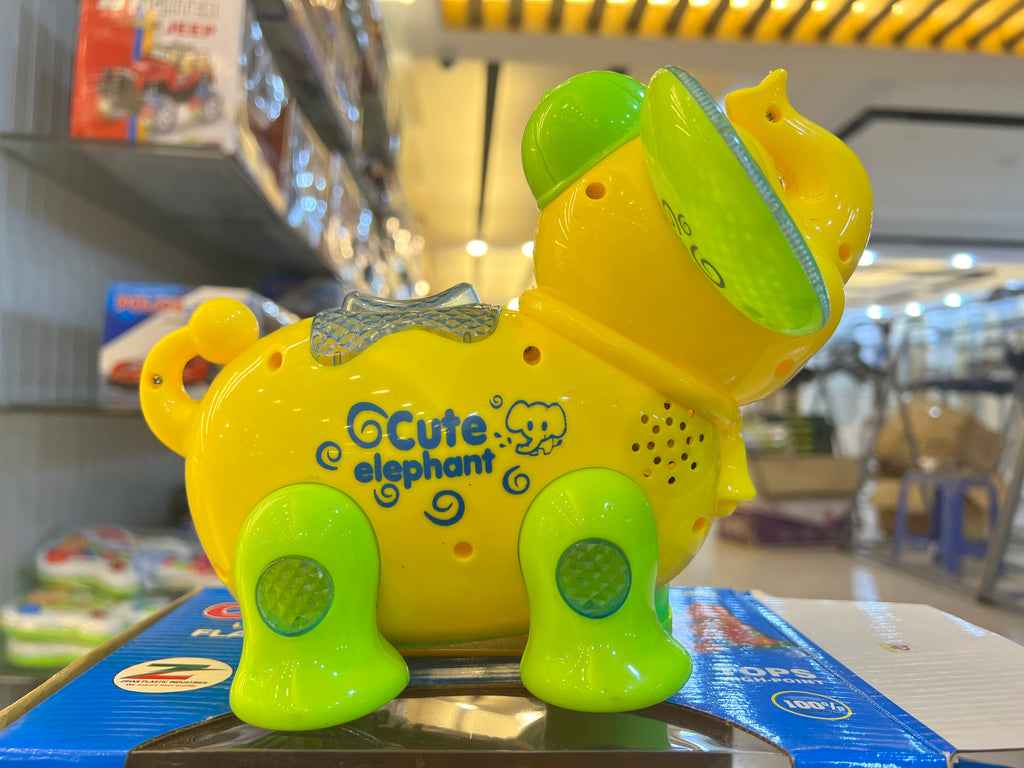 Elephant Projection Flash Electric Toy with Music & Lights