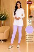 Premium Women’s Stretch Leggings LD81 — Lavender