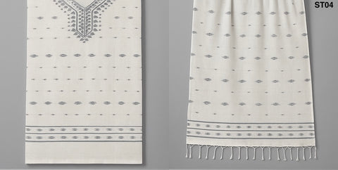 Half Silk Three Piece C184