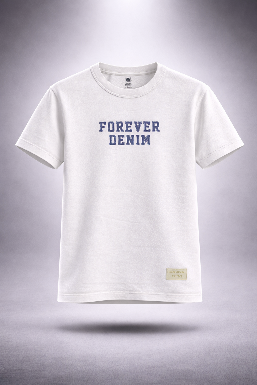 Gatsby Oversized T-Shirt for Men – Premium Stretch Cotton 1404 White