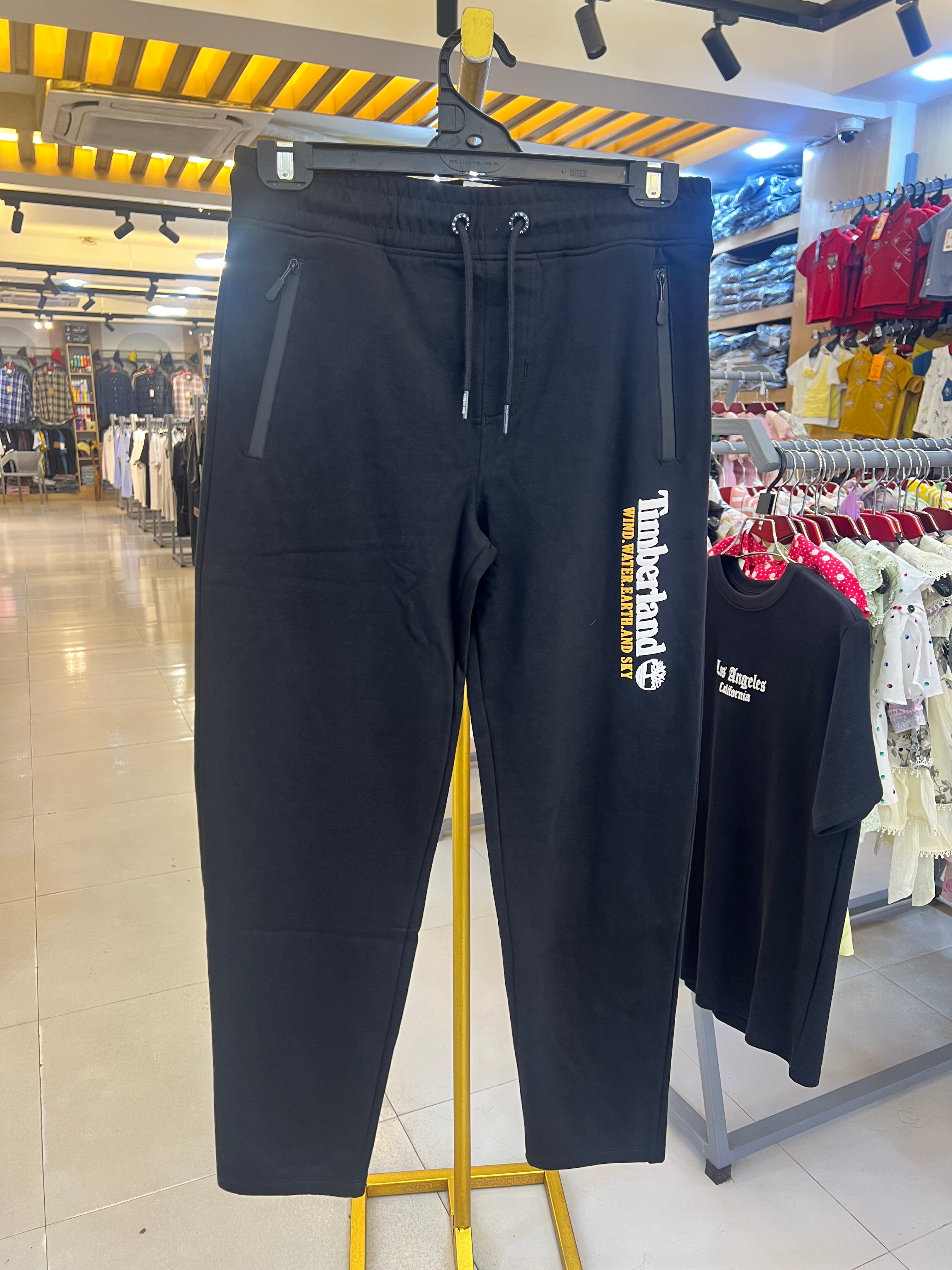 Premium Terry Jogger Pants Black-TP19