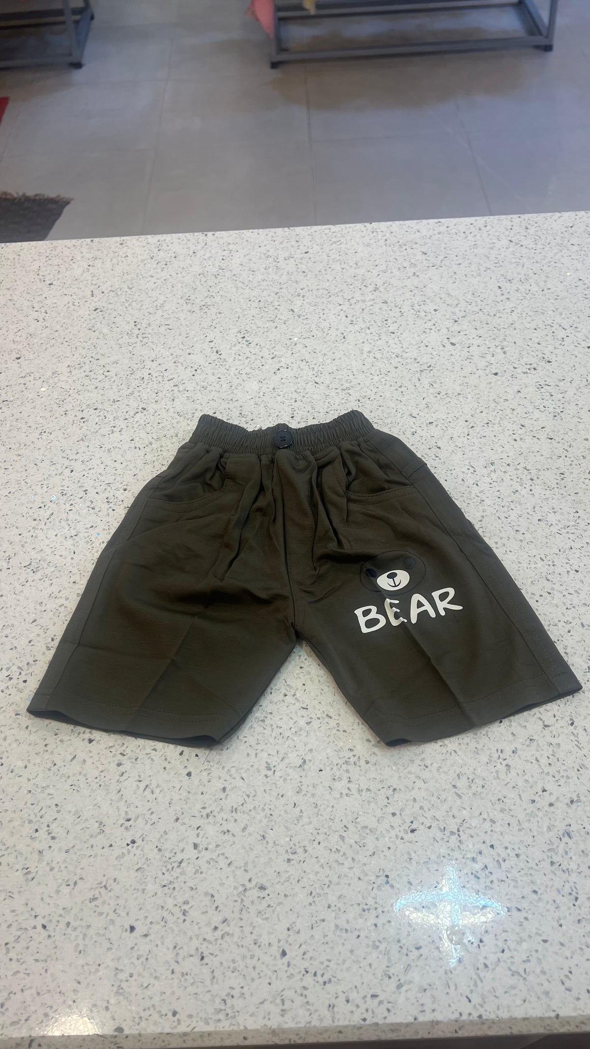 Premium Boys Bear Print T-Shirt & Shorts Set-BO280