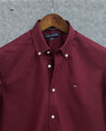 TMS Signature Solid Cotton Shirt 103