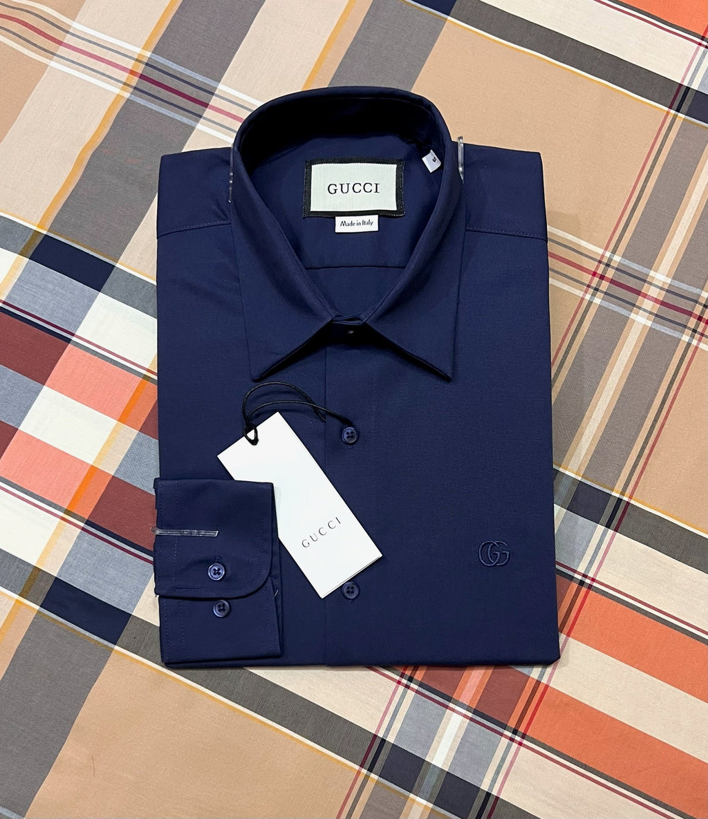 GCS Premium Solid Shirt Navy