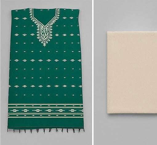 Half Silk Three Piece ST12