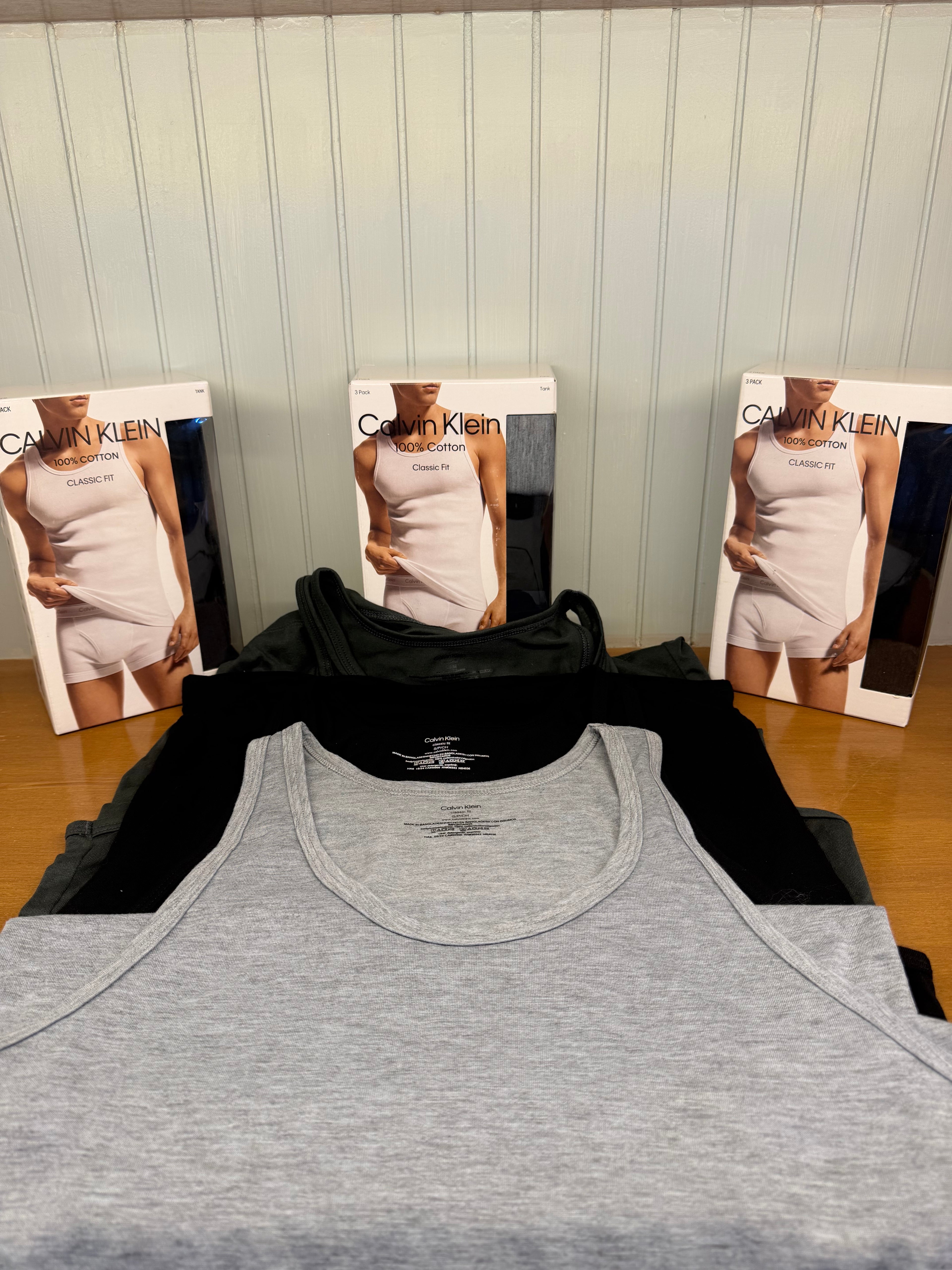 Men's 3-Pack Cotton Tank Tops – Classic Fit